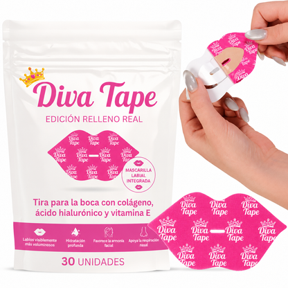 Diva Tape - Parche bucal hidratante con colágeno