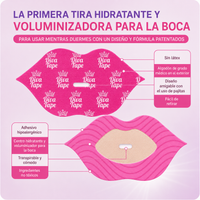 Diva Tape - Cinta Bucal Hidratante con Colágeno (Pack de 30)